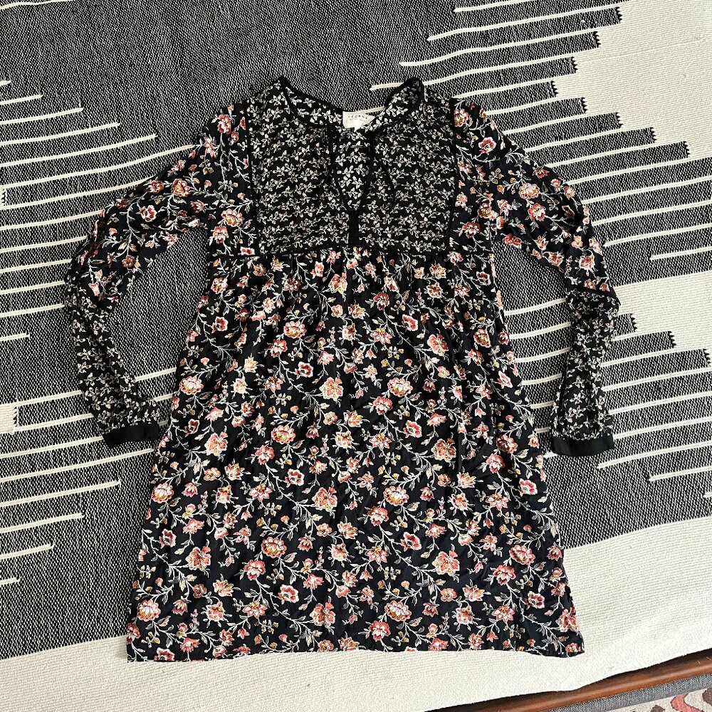 SEZANE NAOMI FLORAL TUNIC DRESS SIZE 38
